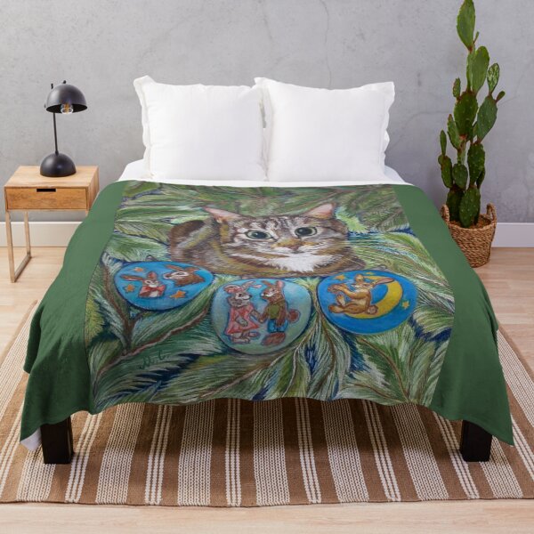 Item preview, The Cat and the Bunnies designed and sold by MariaSibireva.