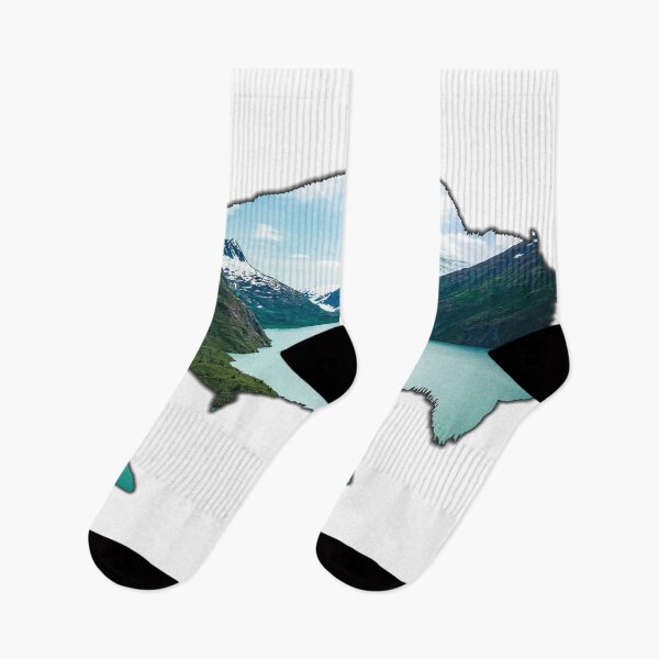 Item preview, Alaska Themed Bison Silhouette - Mountain Lake designed and sold by hijackhippo.