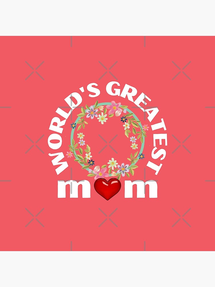 Thumbnail 2 of 2, Tote Bag, WORLD’S GREATEST MOM DESIGN 2 designed and sold by philevera.
