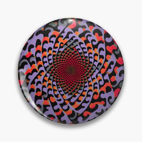 Item preview, Geometric ornament in hypnotic style. Gold hypnotic pattern. designed and sold by Patternomania.
