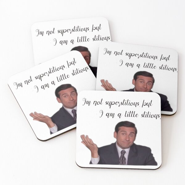 Item preview, I'm not superstitious, Funny designed and sold by Crafty-Deeja.
