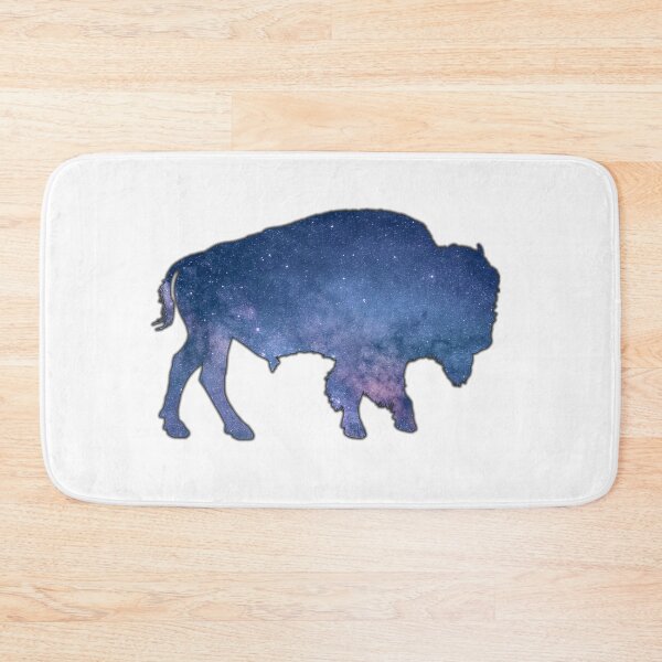Item preview, Alaska Themed Bison Silhouette - Starry Sky designed and sold by hijackhippo.