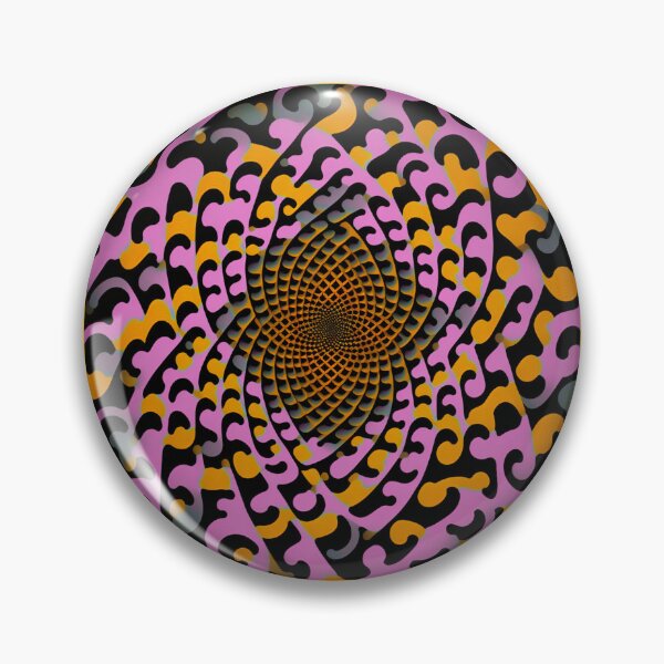 Item preview, Geometric ornament in hypnotic style. Gold hypnotic pattern. designed and sold by Patternomania.