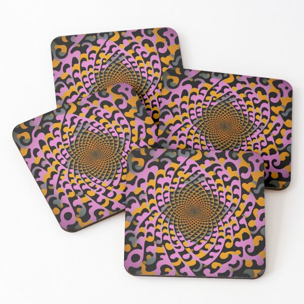 Item preview, Geometric ornament in hypnotic style. Gold hypnotic pattern. designed and sold by Patternomania.