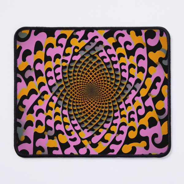 Item preview, Geometric ornament in hypnotic style. Gold hypnotic pattern. designed and sold by Patternomania.