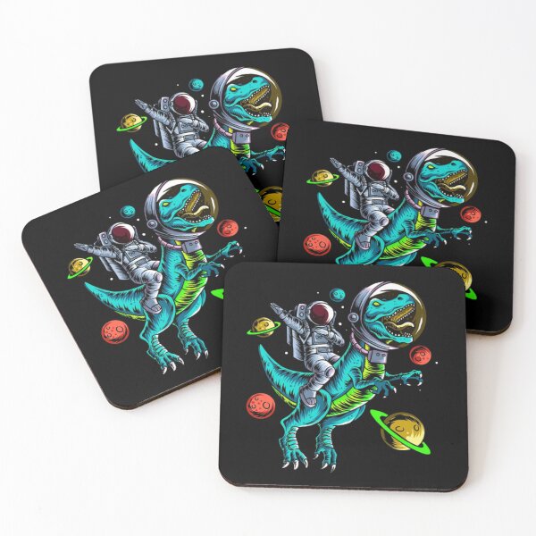 Item preview, Astronaut Riding T-Rex Dinosaur designed and sold by Smile Shop ⭐⭐⭐⭐⭐.