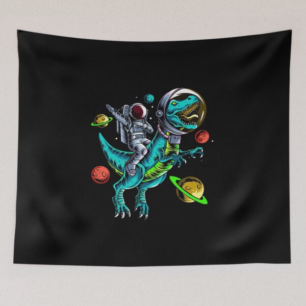 Item preview, Astronaut Riding T-Rex Dinosaur designed and sold by Smile Shop ⭐⭐⭐⭐⭐.