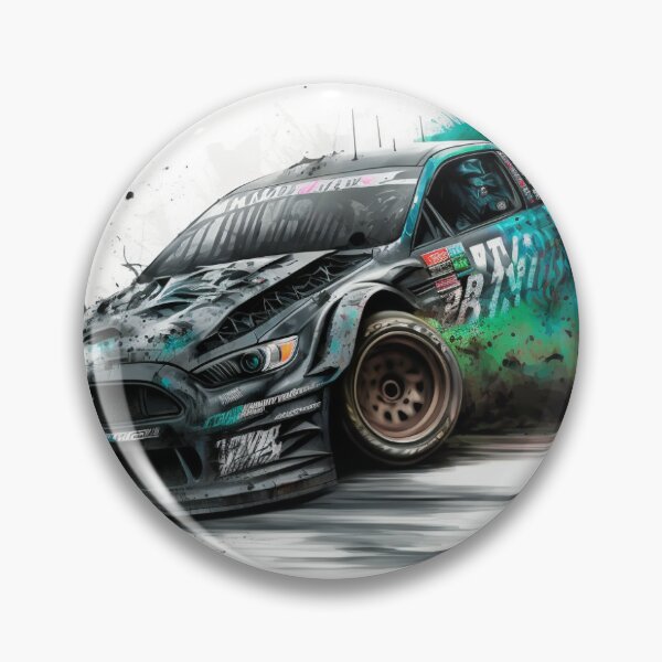Artikelvorschau, Driftendes Auto von Ken Block entworfen und verkauft von pixeldizajn.