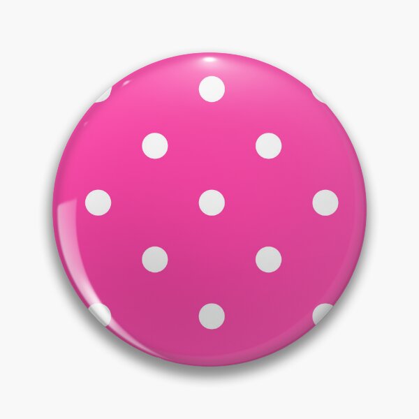 Item preview, White Polka dots on Neon Pink designed and sold by POLKAIWERX.
