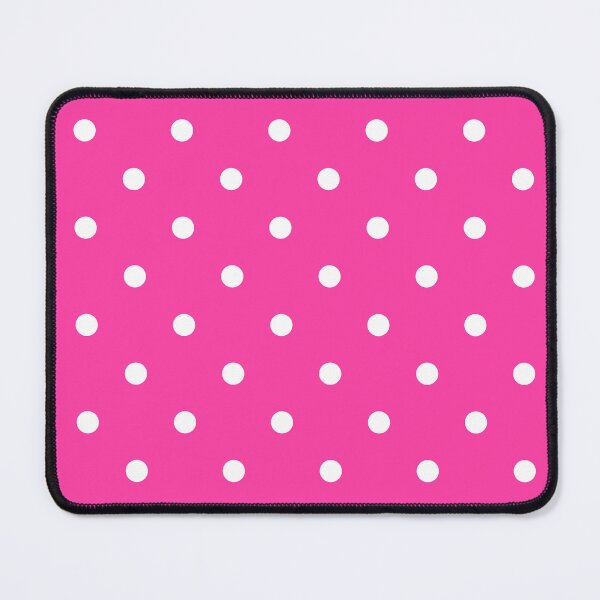 Item preview, White Polka dots on Neon Pink designed and sold by POLKAIWERX.