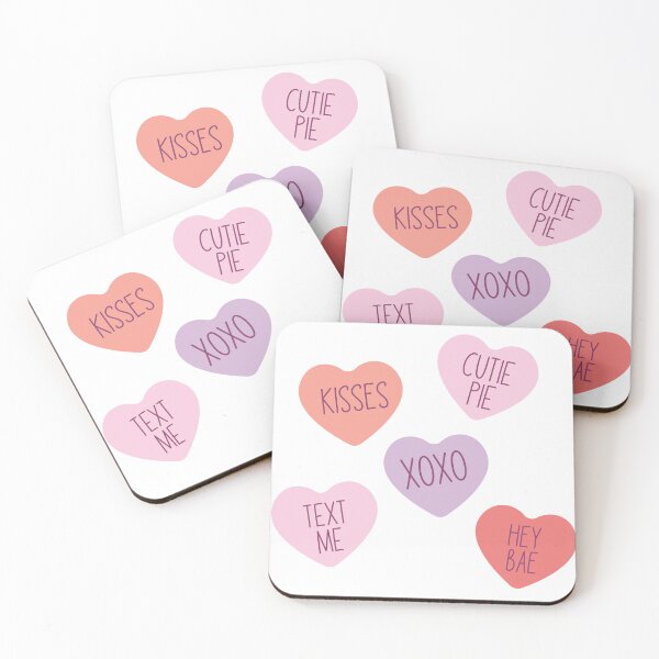 Item preview, Valentines Day Love Hearts  designed and sold by MsKittyStickers.