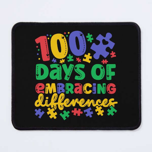 Item preview, Cute 100 Days Of Embracing Differences Autism Awareness 100 Days of School designed and sold by JokeGysen.