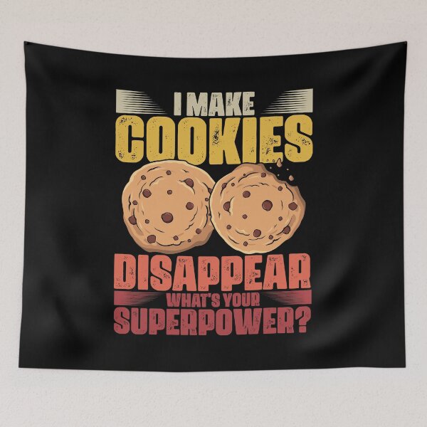 Item preview, Retro Cookie Eating Superpower For A Cookie Fan Cookie Lover designed and sold by Nessshirts.