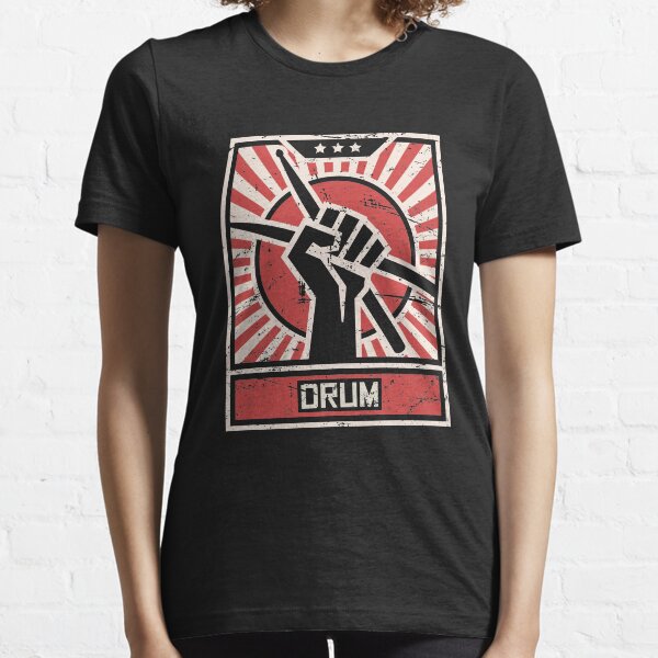 DRUM | Vintage Drummer Propaganda Poster Essential T-Shirt