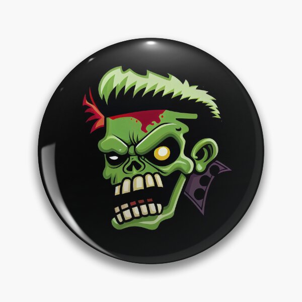 Item preview, Putrid Pompadour Zombie Greaser designed and sold by ShadyTabby.
