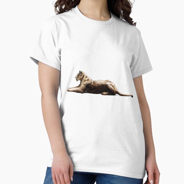 Lioness Ink Watercolor no BG Classic T-Shirt