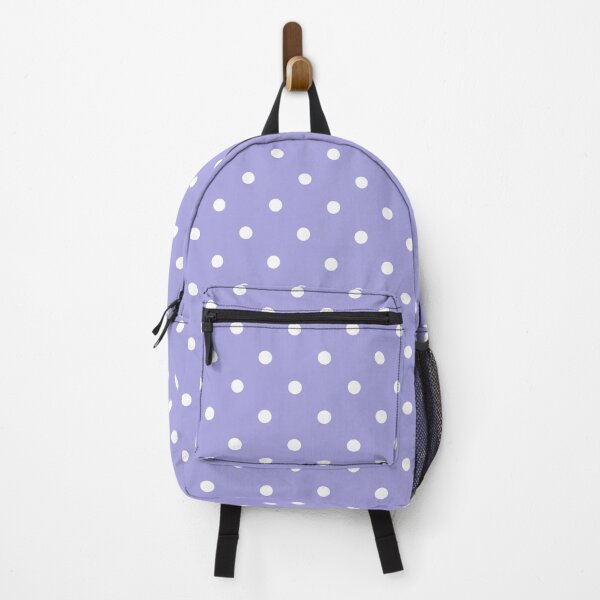 Item preview, White Polka dots on Pastel Lilac designed and sold by POLKAIWERX.