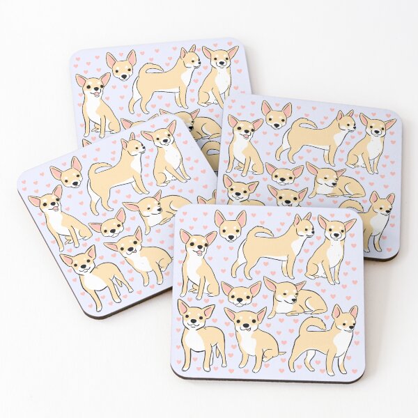 Item preview, Chihuahua cute illustration pattern - adorable chihuahua dog art designed and sold by Yarafantasyart.