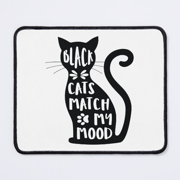 Item preview, Black Cat Mood designed and sold by Line Artistry.