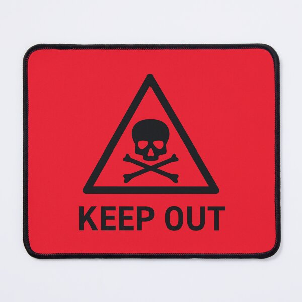 Item preview, Keep Out Safety Warning Sign designed and sold by VoodooCircus.