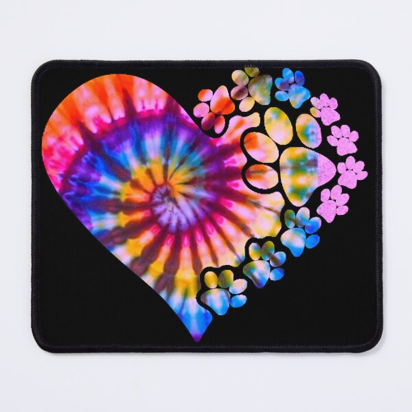 Item preview, Heart pattern, Hybrid tie dye design, Rainbow color, Craft art retro, Graphics vintage lover. designed and sold by Dodern.