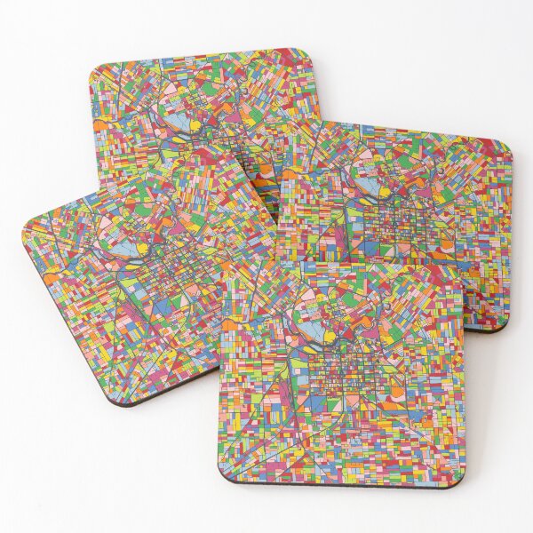 Item preview, Adelaide Map - Mosaic - 2023 Colors designed and sold by HomeCities.