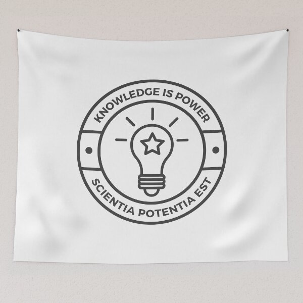 Item preview, Empower Your Mind: 'Scientia Potential Est' (Knowledge is Power) designed and sold by majnate.