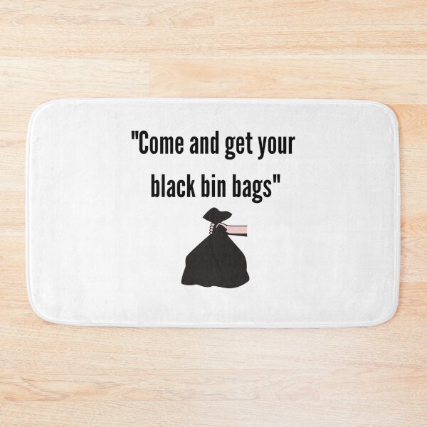 Item preview, Come and Get your Black Bin Bags  designed and sold by LeapingBear.