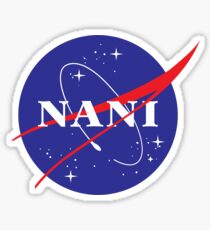 NANI NASA logo Sticker