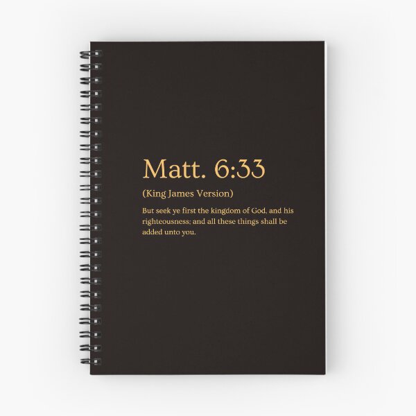 Item preview, Matt. 6:33 Bible designed and sold by HHMotivation.