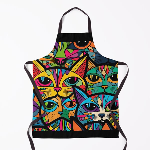 Item preview, Colorful bold cat pattern #6 designed and sold by Christolamber.