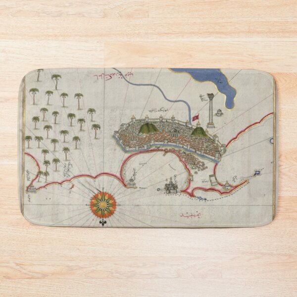 Item preview, Ancient Piri Reis Map of The City of Alexandria designed and sold by Xx4thseasonxX.