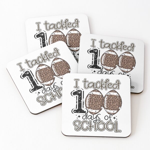Item preview, I Tackled 100 Days Of School Leopard Football Kids Boy Girl (Happy 100 Days Of School) designed and sold by i-longmanshop.