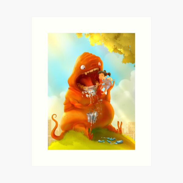 Brush Your Teeth! Art Print
