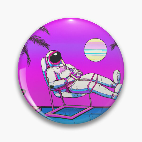 Item preview, An astronaut lounging in a tropical resort in space designed and sold by ramith-concept.