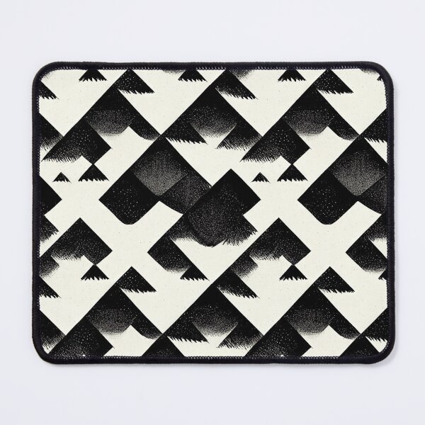 Item preview, Black And White Mountain Geometrys designed and sold by Vintagez 98.