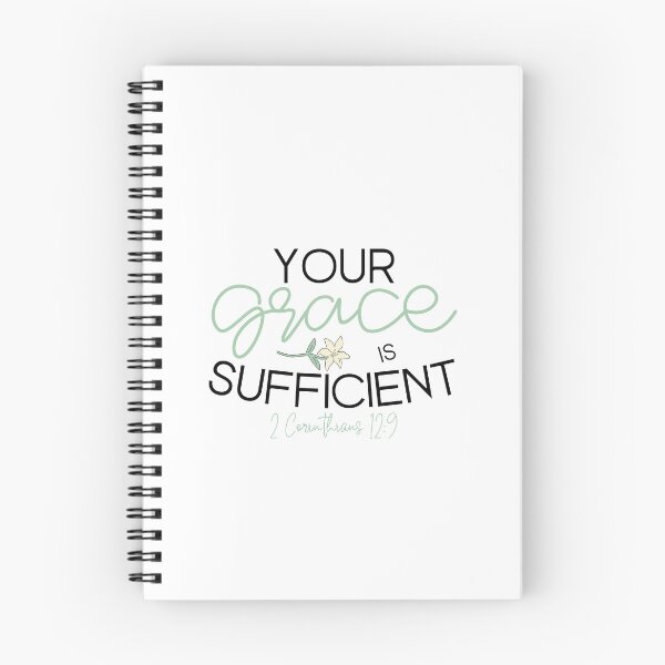 Item preview, Your Grace is sufficient Faith Christian Sticker designed and sold by deeloutshirts.