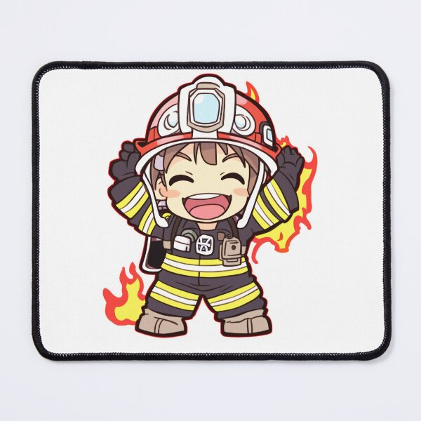 Item preview, Cheerful firefighter fire fighter designed and sold by Schamann.