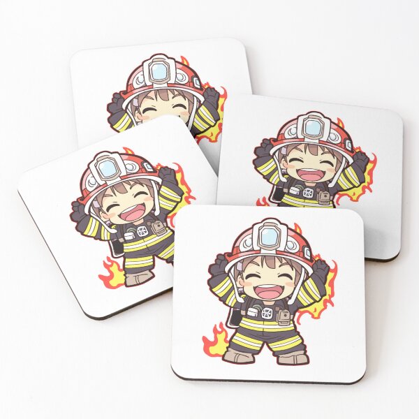 Item preview, Cheerful firefighter fire fighter designed and sold by Schamann.