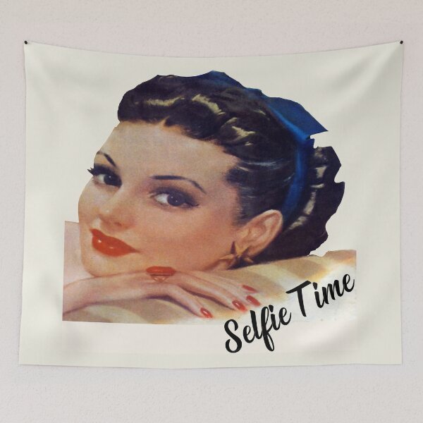 Item preview, Funny Comic Book Pin Up Girl Selfie Time designed and sold by CrafTeeMrsB.