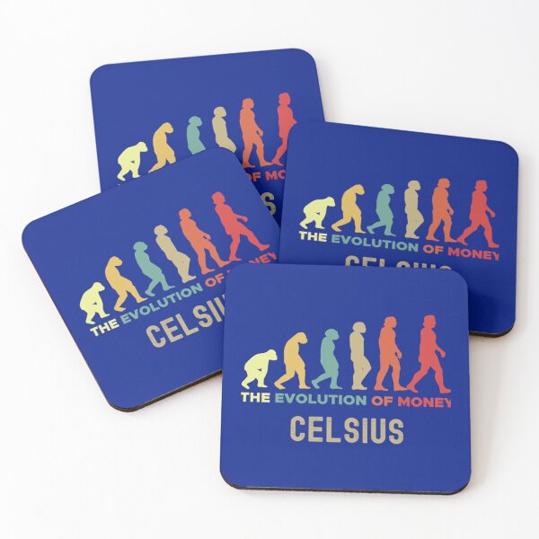 Item preview, Celsius Crypto The Evolution of Money Caveman     designed and sold by DrunkGirlD1901.