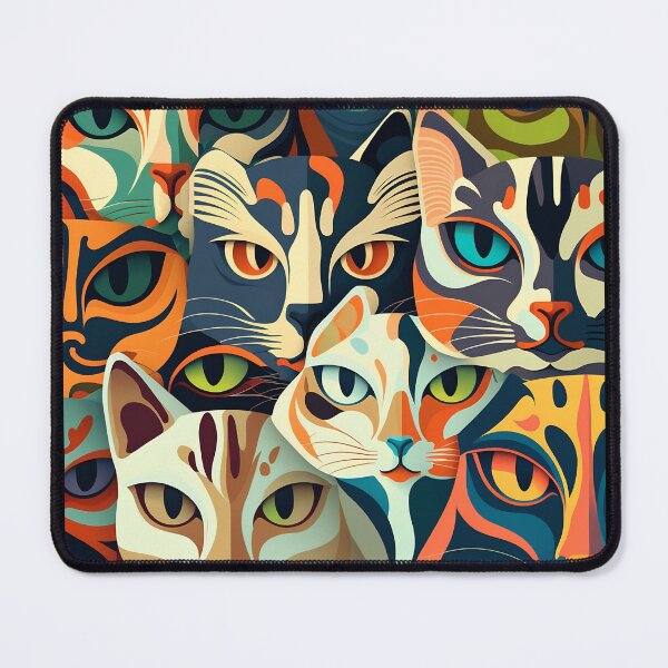 Item preview, Colorful bold cat pattern #10 designed and sold by Christolamber.