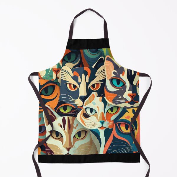 Item preview, Colorful bold cat pattern #10 designed and sold by Christolamber.