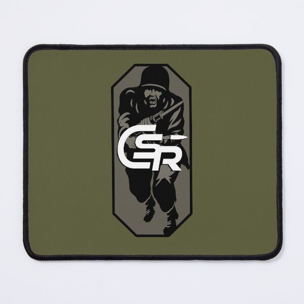 Item preview, CSR logo with Figure 11 Charging Man - alternate designed and sold by Watch-and-Shoot.