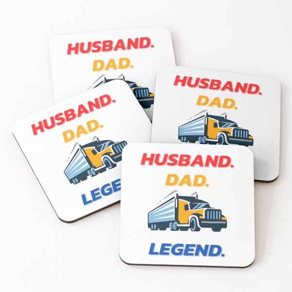 Item preview, Husband dad trucker legend designed and sold by Hichem Ben Boubaker.