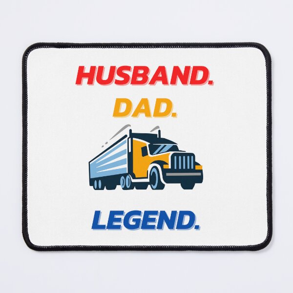 Item preview, Husband dad trucker legend designed and sold by Hichem Ben Boubaker.