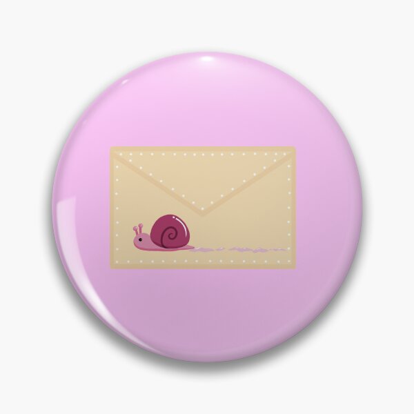 Item preview, Pink Snail Mail Envelope  designed and sold by tiggo.
