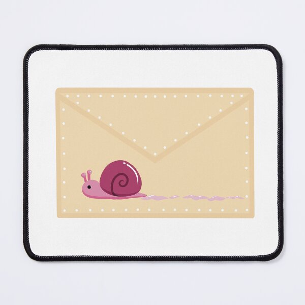 Item preview, Pink Snail Mail Envelope  designed and sold by tiggo.