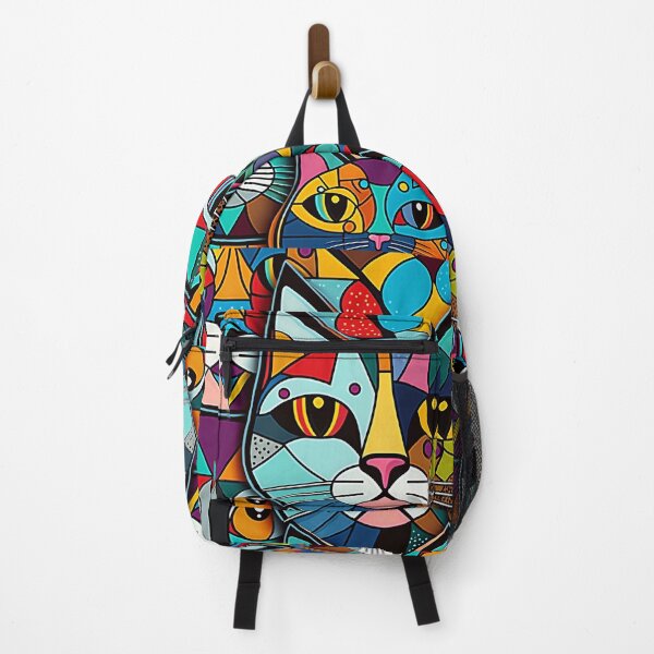 Item preview, Colorful bold cat pattern #11 designed and sold by Christolamber.