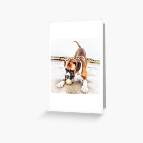 Item preview, Cute Beach Boxer Dog designed and sold by Amelles.